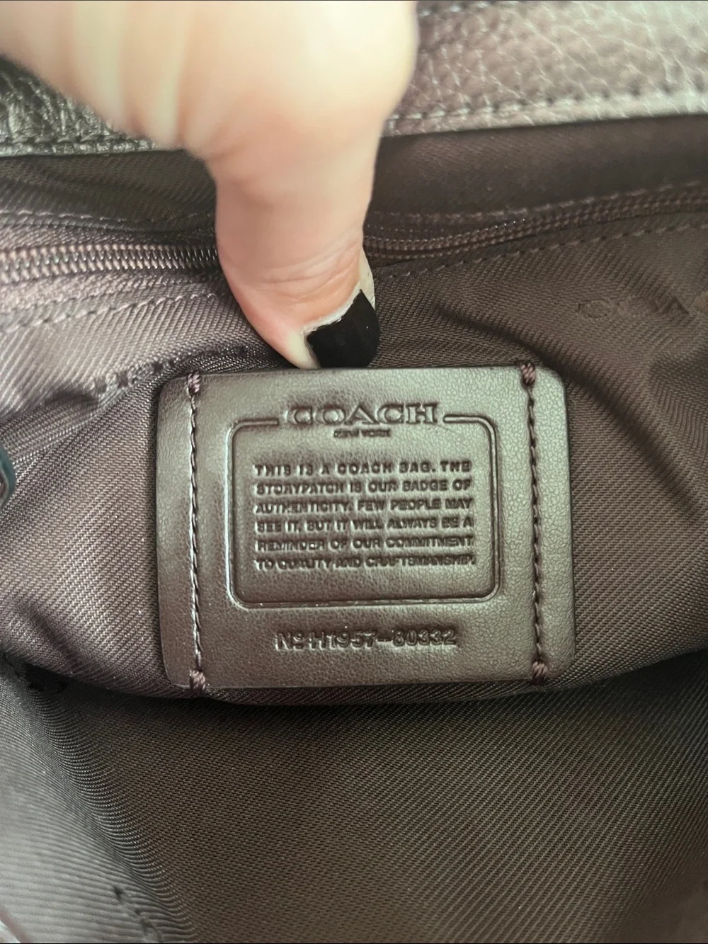 Coach Cassie Crossbody / Metallic Graphite & Novelty Strap - Picture 9 of 17